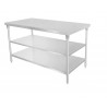ASSEMBLED STAINLESS STEEL TABLE